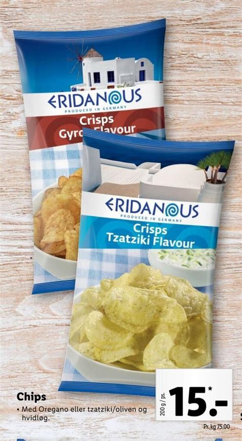 ERIDANOUS Chips Tilbud Hos Lidl