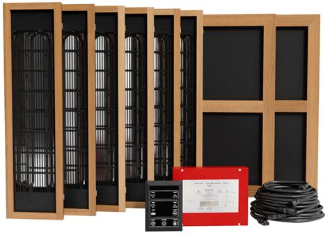 Spectrum & Carbon Infrared Sauna Heater Kit – 120v 2400 Watts ...