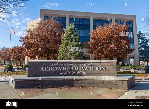 Wyandotte City Hall In Wyandotte Michigan Stock Photo Alamy