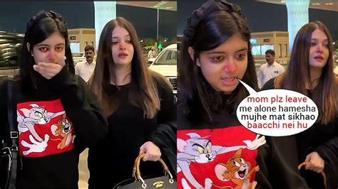 Aaradhya Bachchan S Shocking Reaction After Fight With Aishwarya Rai At