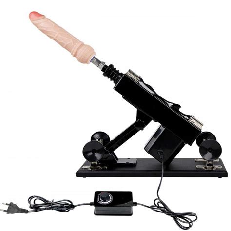 Máquina do Sexo 2 Próteses e 1 Plug Anal e Controle Multivelocidade