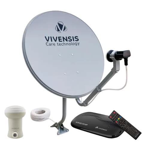 Kit Antena Parab Lica Digital Banda Ku Cm Vivensis Rede Top Magazine