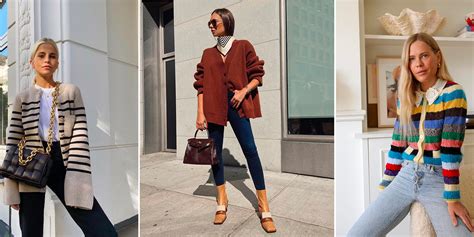 15 Ways To Style Your Cardigan This Fall ELLE Canada Magazine