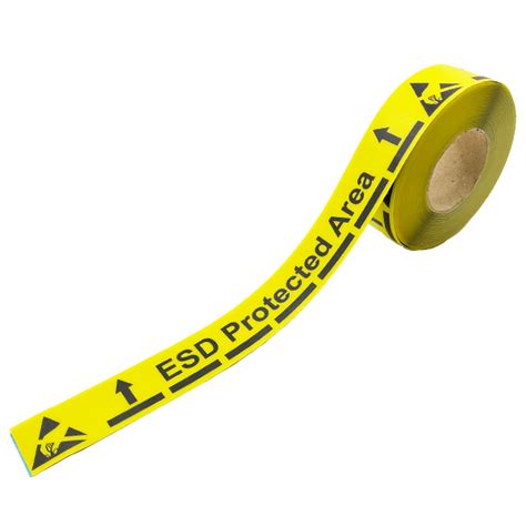 Dsil Pvc Floor Marking Tape Esd Protected Area Mm X M