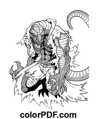 Lagarto De Amazing Spider Man Dibujos Para Colorear Y Libros En Pdf