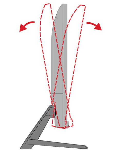 Vx3267u 4k Adjusting The Viewing Angle Viewsonic Monitor