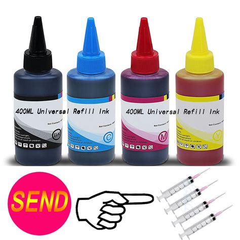 400ml Universal Refill Ink Kit For Epson For Canon For Hp For Brother For Lexmark For Dell For