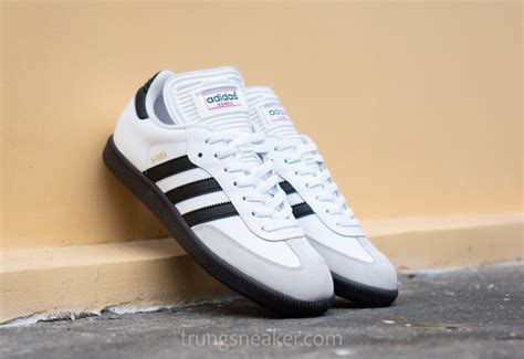 Giày Adidas Samba Classic White Black 772109 M