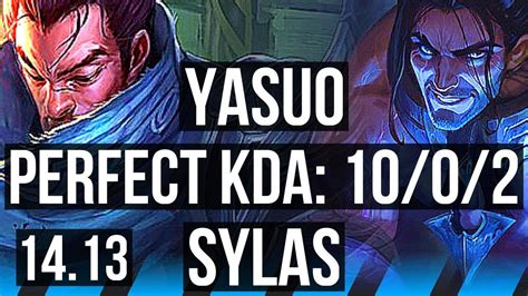 YASUO Vs SYLAS MID 10 0 2 Legendary 600 Games VN Master 14