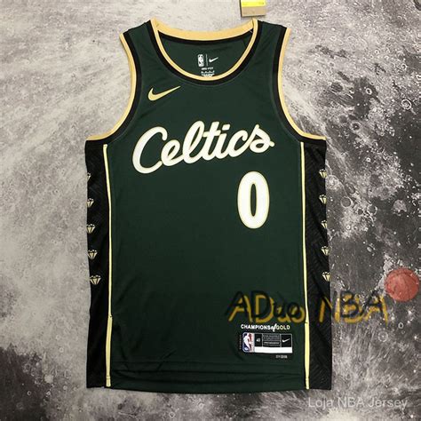 Hot Pressed Camisata Jayson Tatum Camisa Boston Celtics Nba City