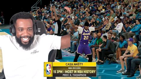 I FINALLY BROKE THE MOST 3 S IN NBA HISTORY Lakers Vs Hornets NBA 2K22