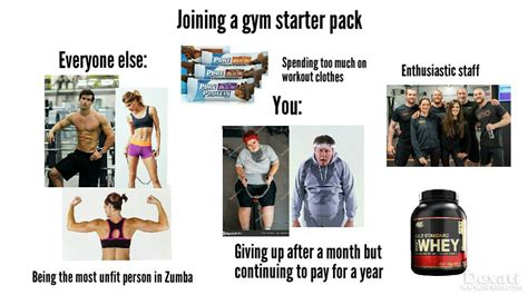 Joining A Gym Starter Pack R Starterpacks Starter Packs Know Your