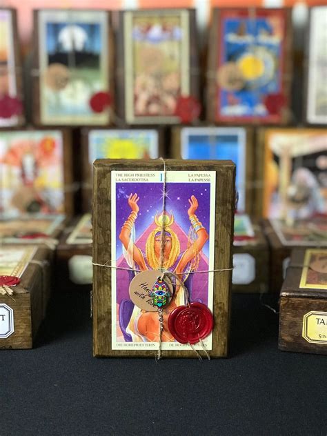 Goddess Tarot Goddesses Tarot Limited Edition In Wooden Etsy