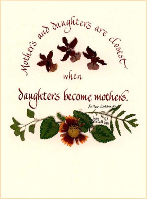 Mother's Day card, Mother to daughter notecard , Daughter to Mother, Mom card, Sentimental ...