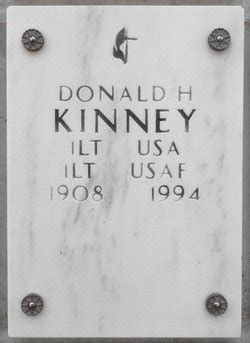 Donald Herbert Kinney 1908 1994 Find A Grave Memorial