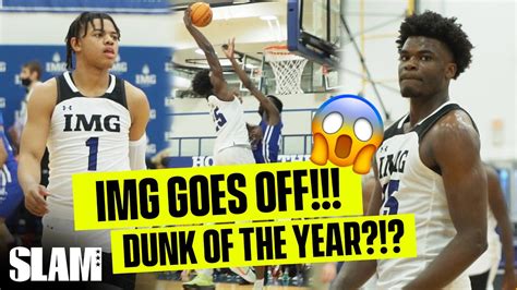 Keyonte George & IMG Academy Put on a DUNK SHOW!! Jarace Walker INSANE ...