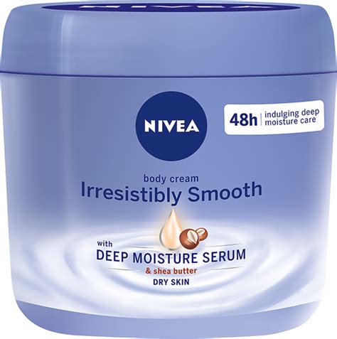 NIVEA krem do ciała wygładzający z masłem shea 48h 400 ml