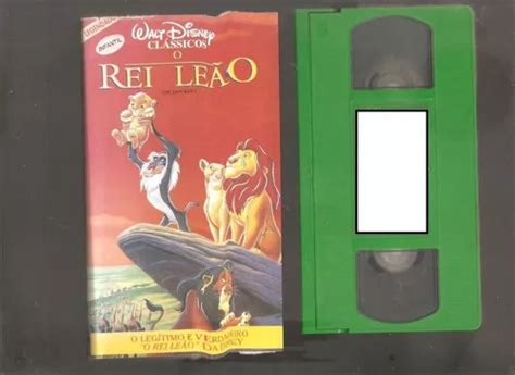 Vhs O Rei Leão Original Walt Disney Legendado 1994 MercadoLivre