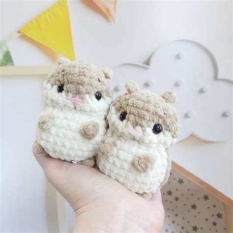 Crochet PATTERN Hamster No Sew Amigurumi Tutorial PDF In Etsy Australia