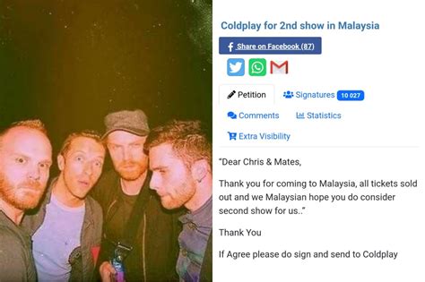 Coldplay Concert Frenzy In Malaysia Sparks Petition For Additional ...