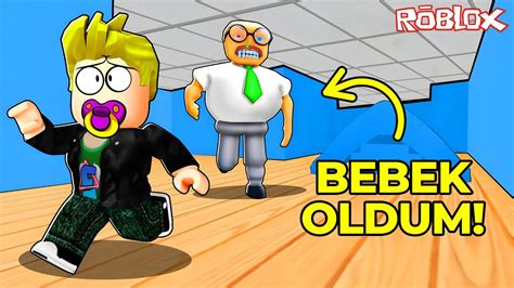 BEBEK OLDUM ve KREŞDEN KAÇTIM Roblox Escape The Daycare Obby YouTube