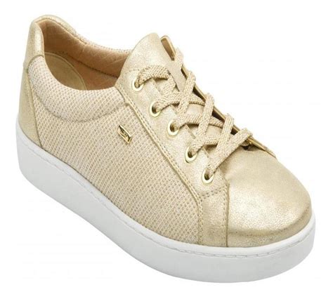 Tenis Mujer Flexi Oro Mercado Libre