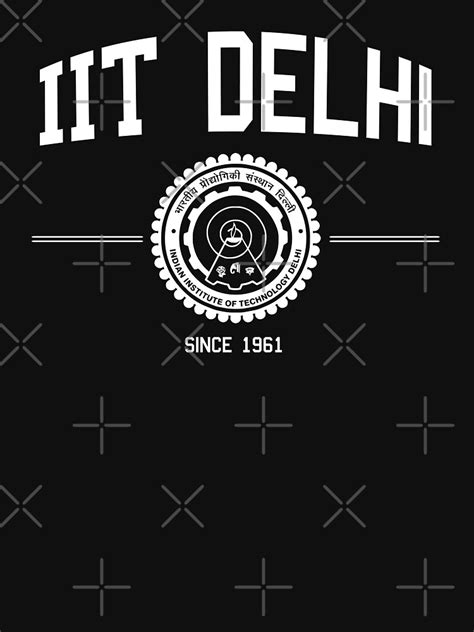 Iit Delhi Alumini Alma Mater Indian Desi Design Essential T Shirt For