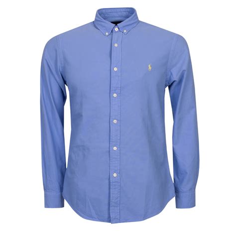 Polo Ralph Lauren Slim Fit Garment Dyed Oxford Shirt Oxygen Clothing