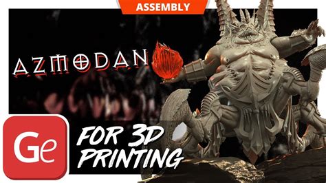 Azmodan Diablo 3D Printing Figurine Assembly By Gambody YouTube