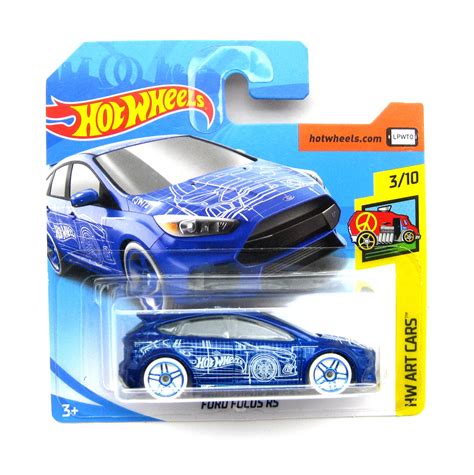 Hot Wheels Art Cars Ford Focus Rs Blue Modelle Alles Gute