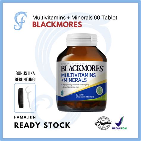 Jual Blackmores Multivitamins Minerals Tablet Shopee Indonesia