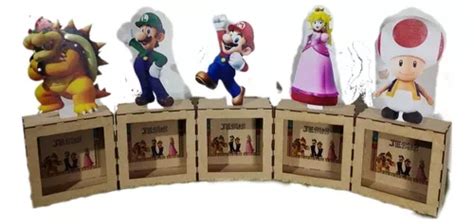 Alcancia Super Mario Bros Pzs Madera Mdf Corte Laser En Venta En