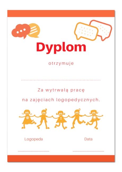 Dyplom Zaj Logopedycznych Niska Cena Na Allegro Pl