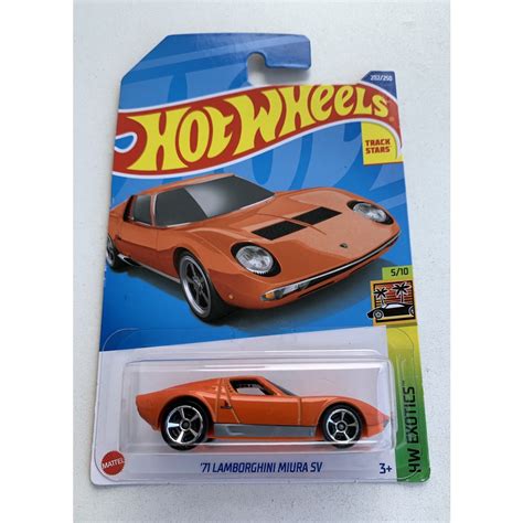 Hot Wheels 71 Lamborghini Miura Sv Shopee Việt Nam