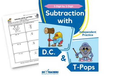 Subtraction With D C And T Pops 3 Digit By 2 Digit SIS For Teachers