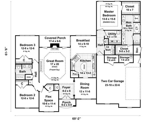 Ranch House Plans With Walkout Basements Ranch House Floor Plans