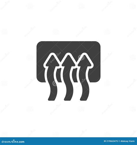 Rear Window Defrost Icon On White Background Simple Element