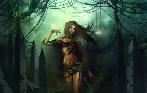 Wallpaper Illustration Fantasy Art Anime Jungle Mythology