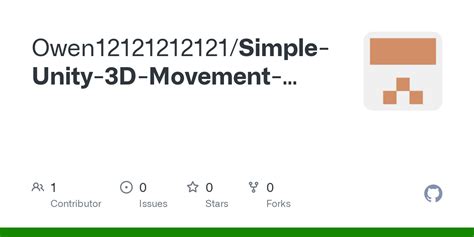 Simple Unity 3d Movement Scriptplayercontrollercs At Main · Owen12121212121simple Unity 3d