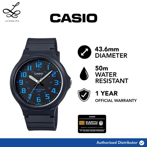 Jual Luxolite Casio Jam Tangan Pria Analog Mw Bvdf Mw Bv Mw