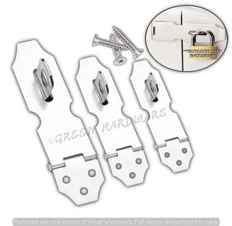 Pcs Inch Home Drawer Door Safety Padlock Latch Hasp