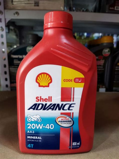 Shell Advance Motorcycle Oil 800ml | Lazada PH