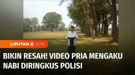 VIDEO Viral Video Pria Mengaku Nabi Di Tebing Tinggi Resahkan Warga