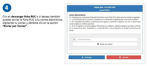 PASOS PARA DESCARGAR TU FICHA RUC ELECTRÓNICA Cefor