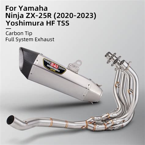 Yoshimura TSS Racing Exhaust Muffler For Kawasaki Zx25r Zx25rr Full