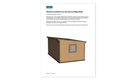 12x20 Lean To Garden Shed Plans Shedplans Org