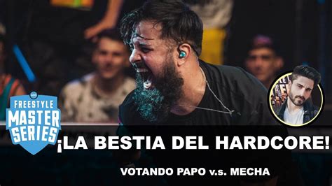 La Bestia Del Hardcore Votando Papo V S Mecha Fms Argentina Jornada