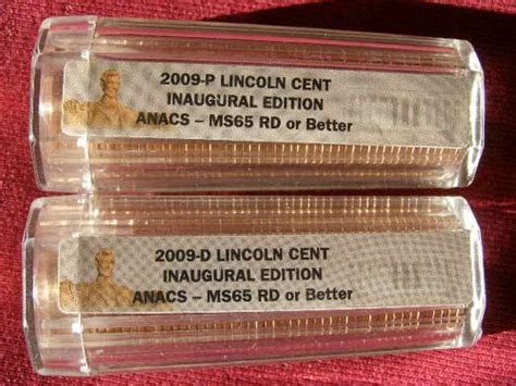 2009 P D Lincoln Cent Inaugural Edition ANACS MS65 RD Or Better For