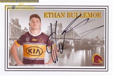 Ethan Bullemor Autograph Collection Entry At Startiger