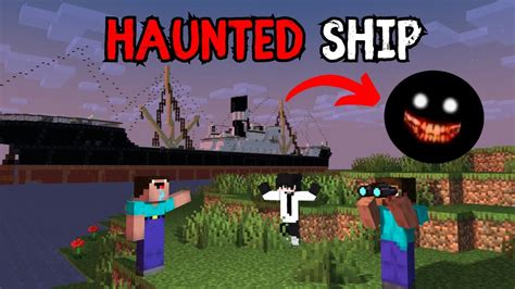 HAUNTED SHIP Minecraft Horror Story In Hindi Minecraft Videos